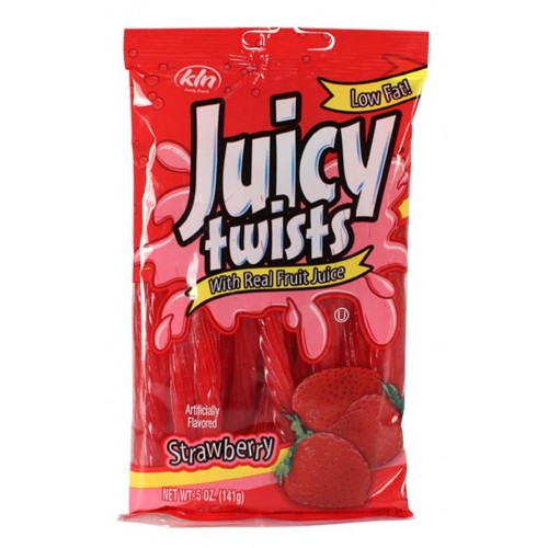 Kennys Strawberry Juicy Twists 141g